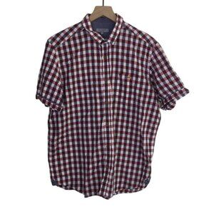 Ted Baker London Men’s Checkered Shirt – Size 5 (XL)